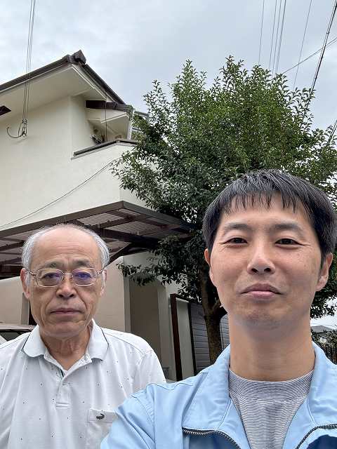 星5っつ！明石市のM様より良い職人さんでだんどりが良かったとの完工アンケートを頂きました✨